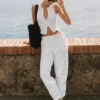 Accolade Sweatpant - White
