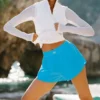 Match Point Short - Azure Blue