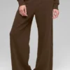 Serenity Wide Leg Sweatpant - Espresso