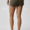 3" Alo Softsculpt High-Waist Precision Short - Olive Tree