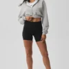 5" Airbrush High-Waist Biker Short - Black