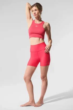 5" Airlift Energy Short - Candy Red