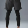 5" Revival 2-in-1 Pant - Anthracite/Black