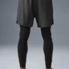 5" Revival 2-in-1 Pant - Anthracite/Black