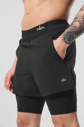 5″ Revival 2-in-1 Short – Black/Black