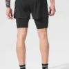 5" Revival 2-in-1 Short - Black/Black