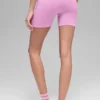 5" Seamless Ribbed Favorite Short - Candy Heart Pink