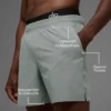 5" Traction Running Short - Lunar Grey