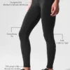 7/8 High-Waist Airbrush Legging - Black