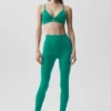 7/8 High-Waist Airbrush Legging - Emerald Isle