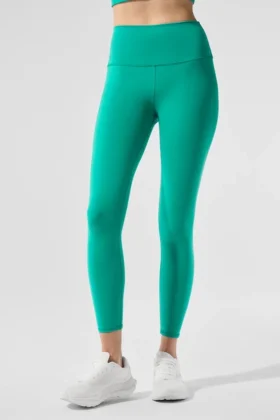 7/8 High-Waist Airbrush Legging - Spruce Green