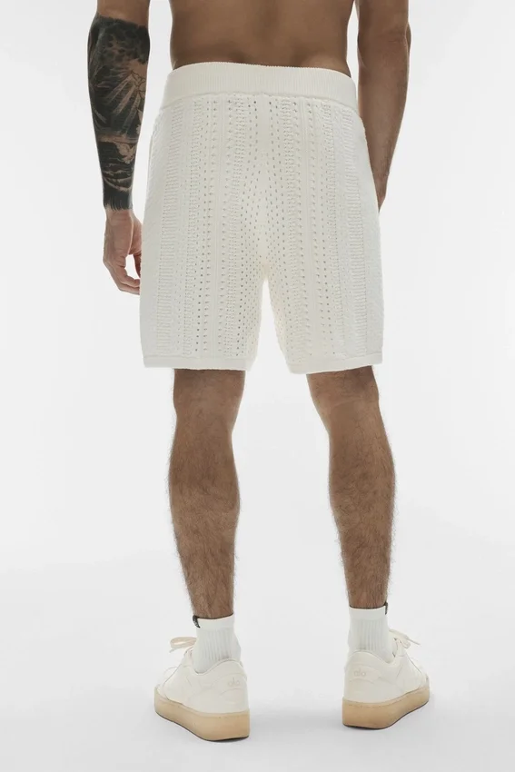 7" Coastline Knit Short - Ivory