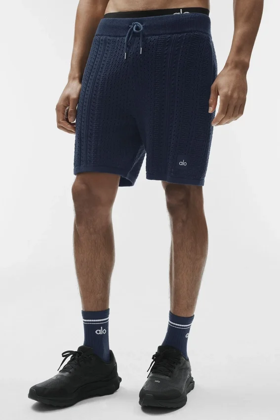 7" Coastline Knit Short - Navy