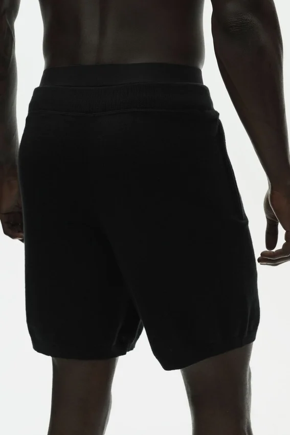 7" Cotton Cashmere Ever Soft Short - Black