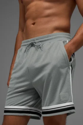 7″ Key Mesh Basketball Short – Lunar Grey
