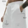 7" Linen Days Short - White