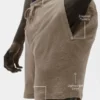 7" Linen Jersey Coastal Short - Gravel