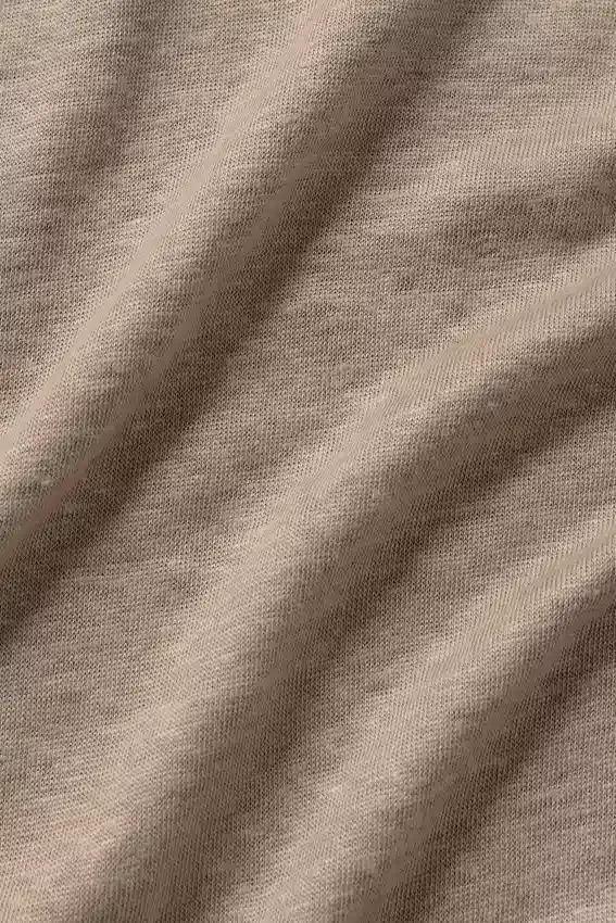 7" Linen Jersey Coastal Short - Gravel