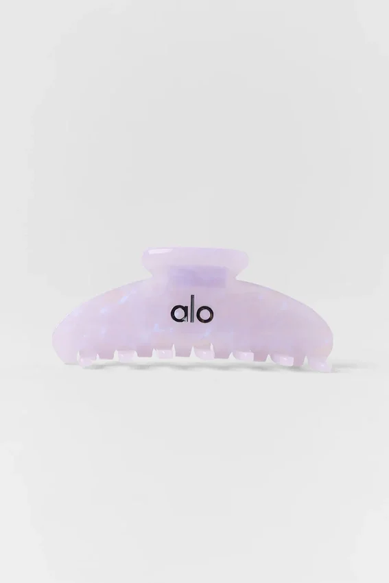 90'S Claw Clip - Light Provence Blue Marble