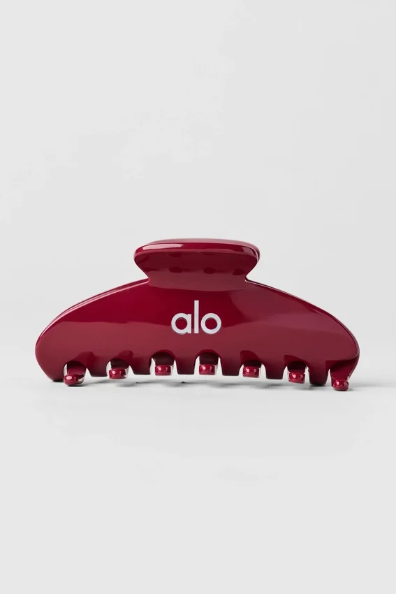 90'S Claw Clip - Summer Romance Red