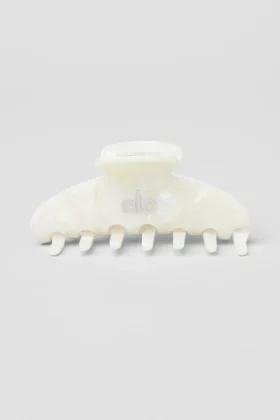 90’S Claw Clip – White Pearl
