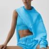 Accolade Crew Neck Pullover - Azure Blue