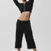 Accolade Cutoff Sweatpant - Black