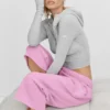 Accolade Cutoff Sweatpant - Candy Heart Pink