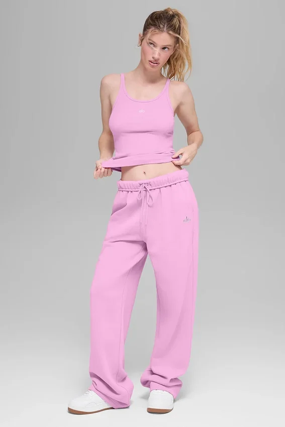Accolade Straight Leg Sweatpant - Candy Heart Pink