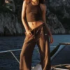 Accolade Straight Leg Sweatpant - Espresso