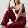 Accolade Straight Leg Sweatpant - Summer Romance Red