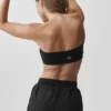 Airbrush Bandeau Bra - Black