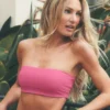 Airbrush Bandeau Bra - Paradise Pink
