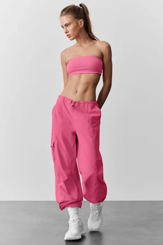 Low Rise Megastar Cargo Pant - Paradise Pink