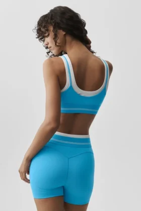 Airbrush Better Together Bra – Azure Blue/White