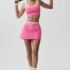 Airbrush Better Together Tennis Skirt - Paradise Pink/White