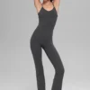 Airbrush Bootcut One and Done Onesie - Anthracite