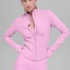Airbrush Corset Full Zip Jacket - Candy Heart Pink
