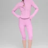 Airbrush Corset Full Zip Jacket - Candy Heart Pink