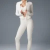 Airbrush Corset Full Zip Jacket - Ivory