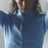 Airbrush Corset Full Zip Jacket - Light Provence Blue