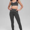 Airbrush Heart Throb Bra - Anthracite/White