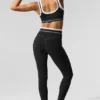 Airbrush High-Waist 7/8 Better Together Legging - Black/White