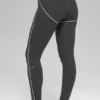 Airbrush High-Waist 7/8 Heart Throb Legging - Anthracite/White
