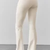 Airbrush High-Waist Bootcut Legging - Ivory