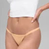 Airbrush Invisible String Thong - Champagne