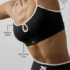 Airbrush Race Pace Bra - Black/White