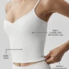 Airbrush Refined Bra Tank - White