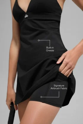 Airbrush Splendor Dress – Black