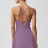 Airbrush Splendor Dress - Plum Kiss